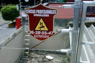 Cerca eléctrica instalada